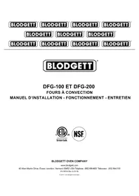 Notice Blodgett PREMIUM DFG200 Four