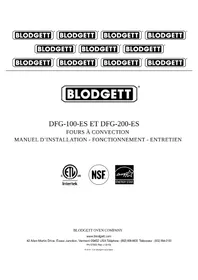Notice Blodgett PREMIUM DFG200ES Four