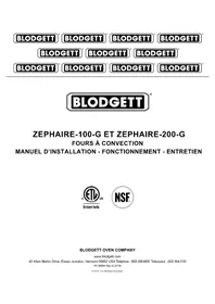 Notice Blodgett ZEPHAIRE200G Four
