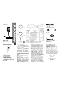 Notice PRESIDENT DIGIMIKE Microphone