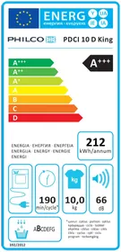 Notice Philco PDCI 10 D KING Sèche-linge