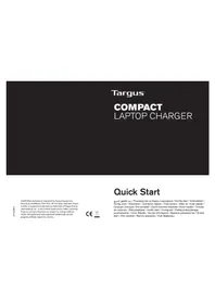 Notice TARGUS APA40EU Chargeur de piles