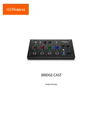 Notice ROLAND BRIDGE CAST Carte son