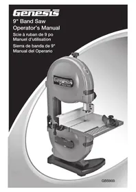 Notice Genesis GBS900 Scie