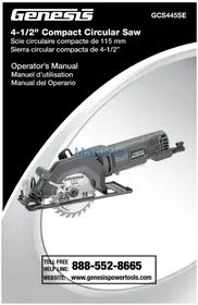 Notice Genesis GCS445SE Scie