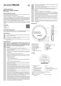 Notice BASETECH MPCD122C Lecteur/enregistreur de cd