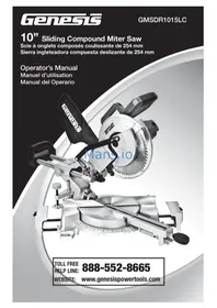 Notice Genesis GMSDR1015LC Scie