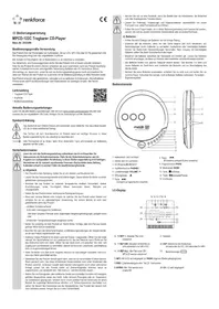 Notice Renkforce MPCD122C Lecteur/enregistreur de cd