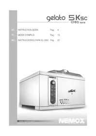 Notice NEMOX GELATO 5KSC Machine à glace