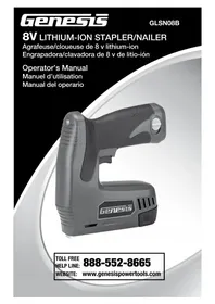 Notice Genesis GLSN08B Agrafeuse