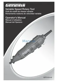 Notice Genesis GRT210340 Broyeur