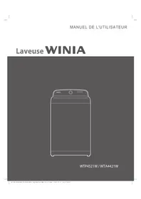 Notice WINIA WTA4421W Machine à laver