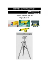 Notice Brüder Mannesmann M81110 Niveau laser