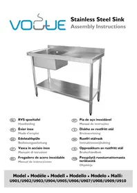 Notice Vogue U910 évier