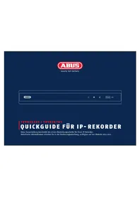 Notice ABUS TVVR36301 Videobandspelare