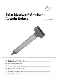 Notice Gardigo 70046 Lutte antiparasitaire