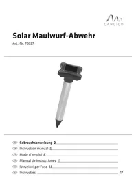 Notice Gardigo 70027 Lutte antiparasitaire