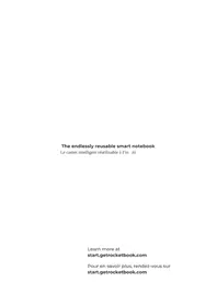 Notice Rocketbook FLIP LETTER Tablette graphique