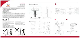 Notice VIEWSONIC VBSTND002 Support pour téléviseur