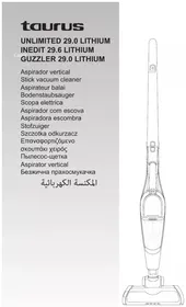 Notice TAURUS UNLIMITED 29.0 LITHIUM Aspiradora