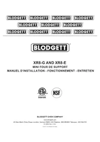 Notice Blodgett XR8E Four