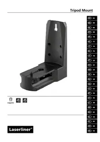 Notice Laserliner TRIPOD MOUNT Trépied