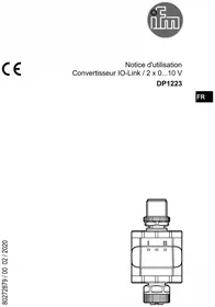 Notice IFM DP1223 Convertisseur électrique
