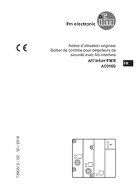 Notice IFM AC016S Boîtier de contrôle industriel