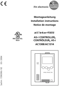 Notice IFM AC1314 Industrielle Automatisierung