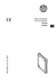 Notice IFM E21302 Protection d'écran