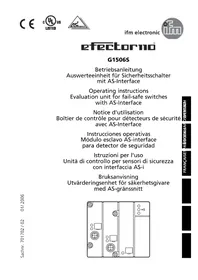 Notice IFM G1506S Industriesteuergehäuse