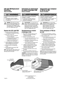 Notice CHAMBERLAIN 041D2052 Éclairage LED