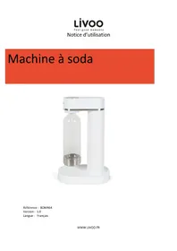 Notice LIVOO DOM464 Machine a soda