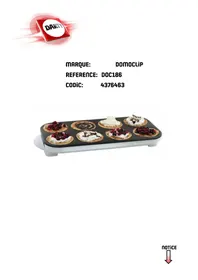 Notice LIVOO DOC186 Crépière