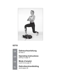 Notice VitalMaxx 02753 Équipement de fitness