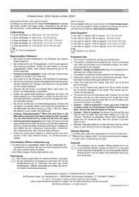 Notice Gourmetmaxx 02003 Récipient à nourriture