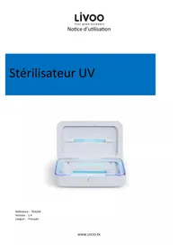 Notice LIVOO TEA256 Stérilisateur