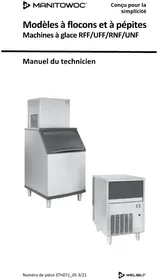 Notice Manitowoc RFF2500A Machine à glace