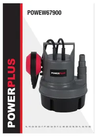 Notice PowerPlus POWEW67900 Pump
