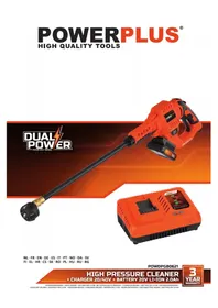 Notice PowerPlus POWDPG80621 Lavadora de alta pressão