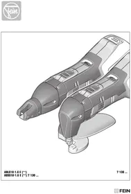 Notice Fein ABSS 18 1.6 E SELECT Paire de ciseaux