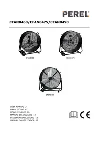 Notice Perel CFAN0460 Ventilateur