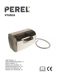 Notice Perel VTUSC6 Ultrasoonreiniger