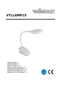 Notice VELLEMAN VTLLAMP15 Lampe