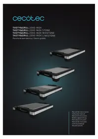 Notice CECOTEC TASTY&GRILL 2000 INOXSTONE Płyta do grilla