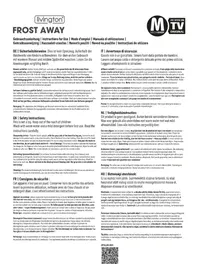 Notice Livington FROST AWAY Accessoire pour appareil électroménager