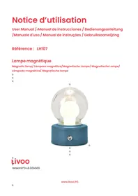 Notice LIVOO LH107 Lámpara