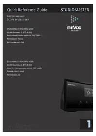 Notice REVOX STUDIOMASTER M300 Système hifi