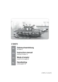 Notice Gourmetmaxx 00972 Appareil à fondue, raclette et wok