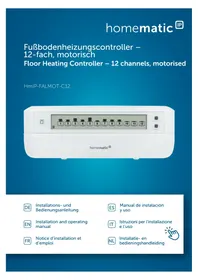 Notice Homematic IP HMIPFALMOTC12 Contrôleur